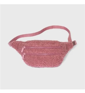 Wild Fable Sherpa Pink fanny pack With Two Pockets - Picture 1 of 3