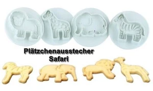 Plätzchen Stempel Keksausstecher Ausstecher Safari Zoo Tier Plätzchenausstecher - Bild 1 von 6