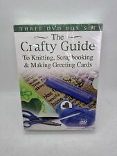 THE CRAFTY GUIDE - TO KNITTING SCRAPBOOKING & MAKING CARDS-  DVD - NEW SEALED!