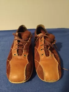 Vintage Dexter Brown Leather Two Tone Bowling Shoes Women Size 7 - Picture 1 of 7