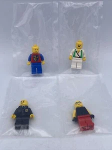 Lote de 4 mini figuras Lego figuras varias selladas ciudad policía reino pirata - Imagen 1 de 10