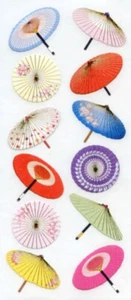 Japanese umbrella　Characteristics of “Japanese-style stickers” - Picture 1 of 1