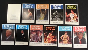 1989-05 Basketball Sports Legend RARE card 11 dif Bradley Havlicek Barry Jabbar - Bild 1 von 4