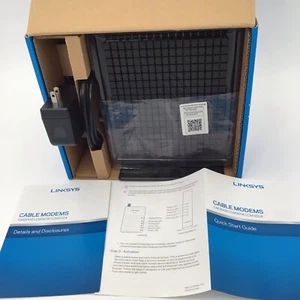 Linksys B01DACQM9M 24x8 Cable Modem Intel Model# CM3024 Xfinity Cox Charter TWC - Picture 1 of 13