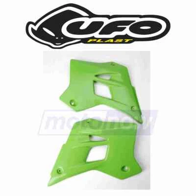 UFO Plastics Radiator Covers for 1997-2005 Kawasaki KDX220R - Body Bodywork wx Foto 1 de 4