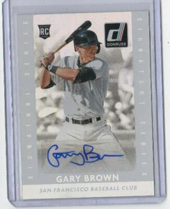 2015 Donruss Gary Brown AUTO ROOKIE GIANTS - Picture 1 of 1
