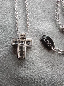 Schöne OUXI Halskette mit Kreuz Anhänger (Länge ca. 47cm) - Bild 1 von 3