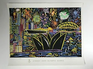 Póster original de Ken Done 2000 de los Juegos Olímpicos de Verano de Sydney 2000 firmado edición limitada - Imagen 1 de 7