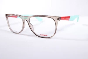 Carrera Eyeglasses CA 5520 Unisex Clear Brown/Blue Full Rim Plastic Frames 56 mm - Picture 1 of 4