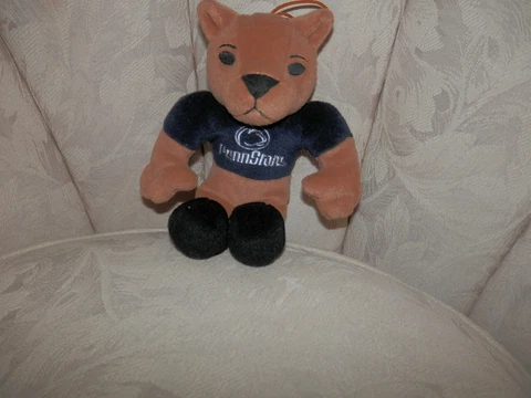 Vintage Penn State Nittany Lions 8 inch  plush Mascot stuffed Lion by Stuffins Cover