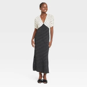 A New Day Damen Retro Gr. L Viskose Kurzarm fließend bequem Kleid - Bild 1 von 3