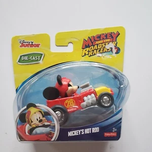 Disney Junior Mickey And The Roadster Racers Mickey's Hot Rod Die-Cast Race Car - Picture 1 of 2