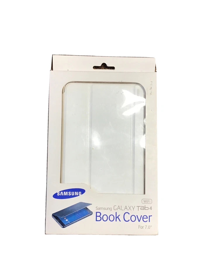Samsung 7.0" Galaxy Tab 4 Book Cover Tablet Case Genuine OEM White NEW - Image 1 of 1