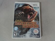 EUC Cabela's Dangerous Hunts 2013 - Nintendo Wii No Manual Free Ship