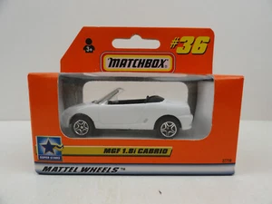 Matchbox German #36 MGF 1.8i Cabrio (weiß) von 1999 in Box - Bild 1 von 6