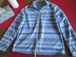 Exertek Womens Light Blue 1/4 Zip Fleece Pullover Full Sleeve LAST CHANCE SALE - Picture 1 of 14