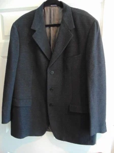 CHAQUETA DE LANA NUEVA DE DISEÑADOR ITALIANO "VERRI". HECHO EN ITALIA. EU TALLA-60 - Imagen 1 de 8