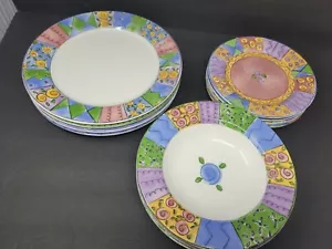 Sango Sweet Shoppe Dinnerware Set Bowl Dinner Plate Salad Bread Plate - Picture 1 of 11