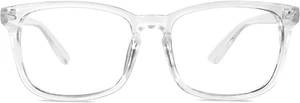 Fashion Glasses Non Prescription Fake Glasses for Women Men Clear Lens Square - Picture 1 of 7
