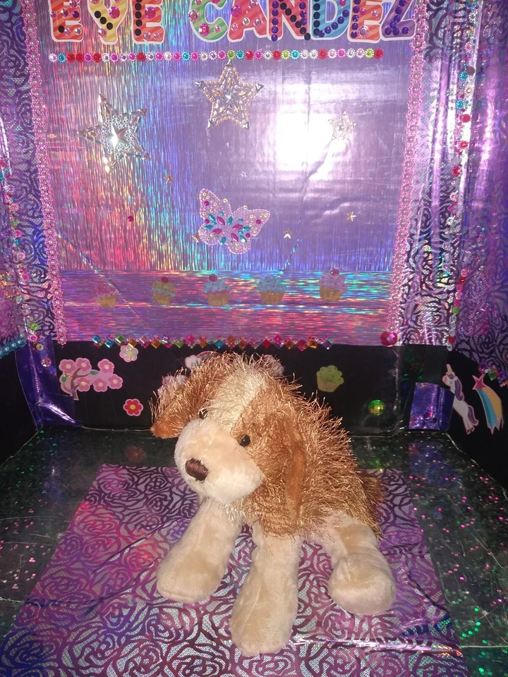 🦄Ganz / Webkinz Stringy "Cocker Spaniel" Dog Brown Tan Color HM011 Plush!  - Image 1 of 4