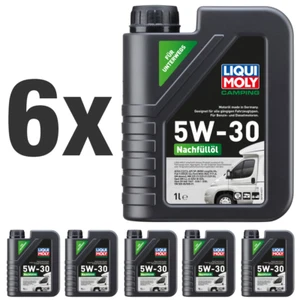 LIQUI MOLY 21814 NACHFÜLLÖL 5W-30 6x 1 Liter, Camping Wohnmobil Camper - Bild 1 von 5