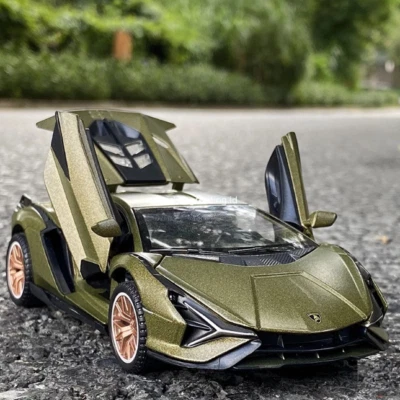 New Lamborghini model car with lights & sounds scale 1/32 Diecast Car Model Toy - Image 1 of 4