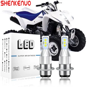 For Suzuki LTZ 400 Z400 QUADSPORT 2003–2008 LED HeadLight Bulbs Pair White H6M - Picture 1 of 12