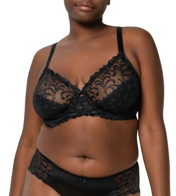 Triumph Modern Finesse W02 Bügel-BH Schwarz 0004/04 Spitze Dessous NEU 1A - Bild 1 von 4