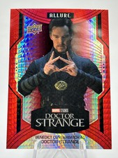 2022 UD Marvel Allure | Benedict Cumberbatch as Doctor Strange #143 Red Prizm
