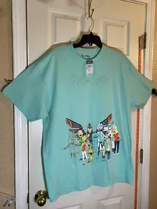Rick & Morty T-Shirt Mens XL EXTRA LARGE Graphic Tee Short Sleeve Summer Adult - Picture 1 of 6