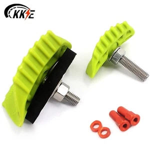 KKE 1.6"&2.15" Nylon Rim Lock & Orange Alu Cover Washer Fit Off-road Motorcycle - Picture 1 of 12