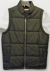 VTG Men’s Puffer Vest (M) Black Plaid Hunting Hiking SEE Original Weatherproof - Picture 1 of 13