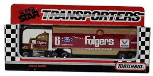 1:87 (Mark Martin) NASCAR® #6 "FOLGER'S®"  SUPER STAR TRANSPORTERS™ TRUCK - Picture 1 of 4