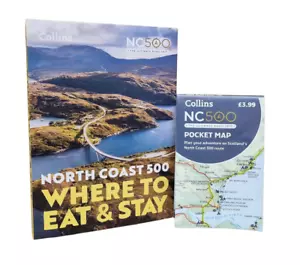 NC500 Where To Eat & Stay and NC500 Pocket Map - Picture 1 of 1