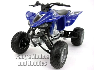 Yamaha YFZ-450 ATV (Quad Bike) 1/12 Scale Diecast and Plastic Model - Blue - Picture 1 of 6