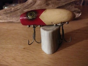 SEÑUELO DE MADERA ORENO MIDGET SOUTH BEND de colección - Imagen 1 de 6