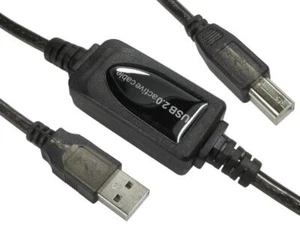 PRO SIGNAL - Câble amplificateur USB 2.0 A vers B, 20m - Photo 1/1