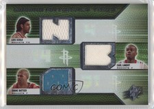 2008 SPx Winning Materials Trios Luis Scola Carl Landry Shane Battier #WMT-BLS