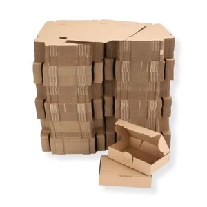 600 St. Maxibriefkarton-& Warensendung 180x130x45 mm DIN A6 braun Faltkarton - Bild 1 von 4