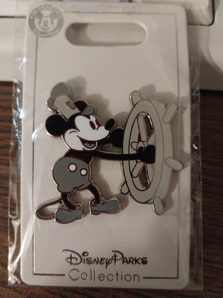 Disney Parks Mickey Mouse Steamboat Willie Collectible Trading Pin  - Image 1 of 1