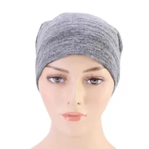 Cappello berretto chemio foderato in seta berretto notte copricapo foulard donna US - Foto 1 di 11