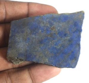 Lapislazuli 138,75 Karat natürliche Gold Pyritflocken unbehandelte Edelsteinplatte grob - Bild 1 von 6