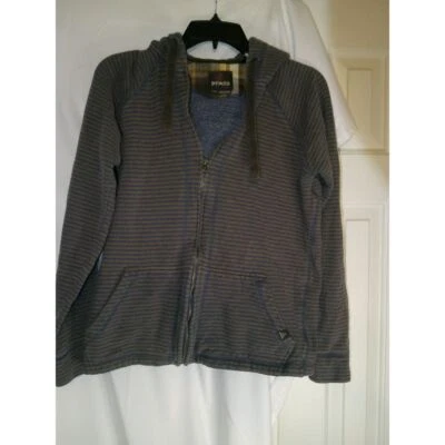 prAna Rayas Cremallera Completa Sudadera con Capucha Informal Chaqueta Atlética Pequeña Foto 1 de 3
