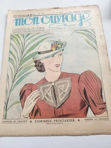 Mon ouvrage 1937 n°344  masquer les compteurs  ensemble printanier  l'elastique - Picture 1 of 13