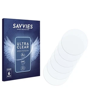 6x Screen Protector for Circular Displays (ø: 36.5 mm) Protective Film - Afbeelding 1 van 9