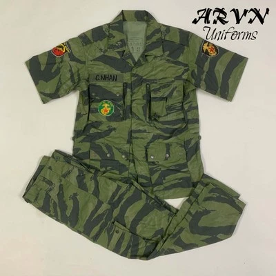 ARVN OFFICER UNIFORM – US ADVISOR STYLE – SNAP BUTTONS – CUSTOM TAILORED - Image 1 of 4