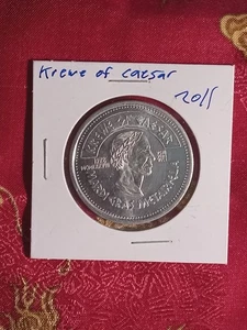 1980 Old Reliable Pleasure Club Inc. Mardi Gras Parade Token Chief Choctaw - Imagen 1 de 2