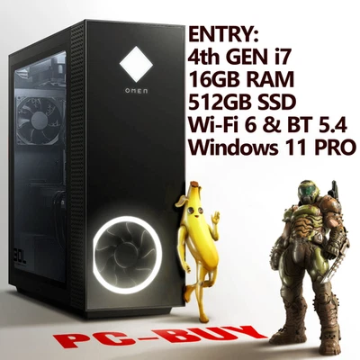 Custom Windows 11 Gaming PC | Free Shipping | up to intel i7, NVIDIA RTX, WiFi 6 - Image 1 of 4