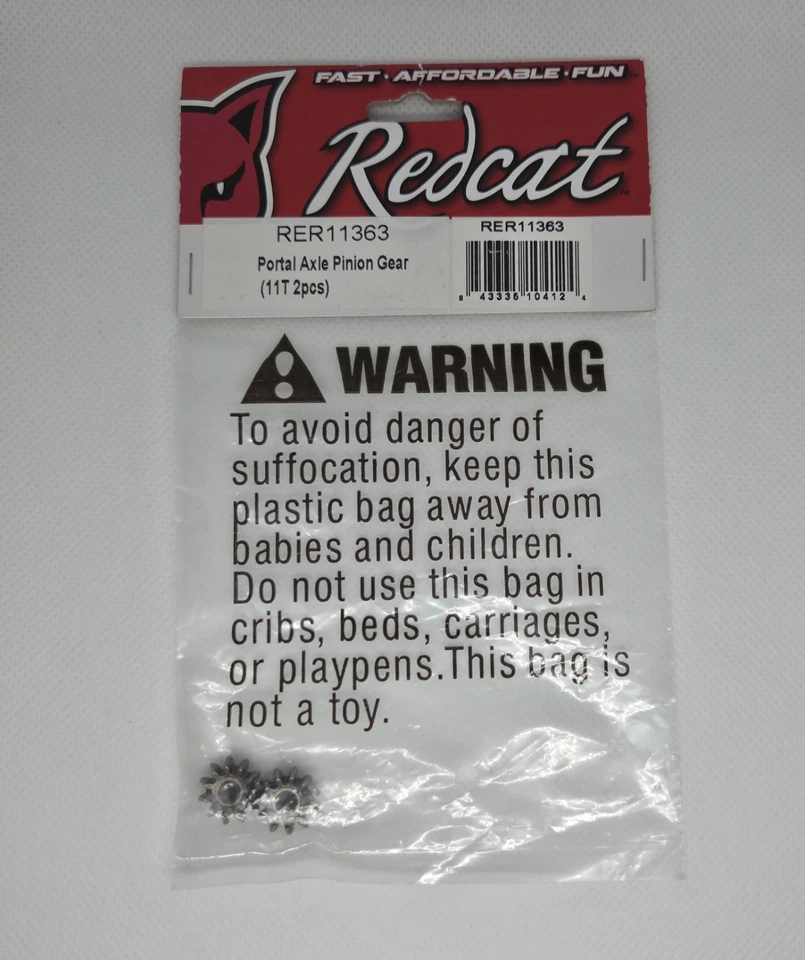 Redcat Racing ~ RER11363 ~ Portal Axle Pinion Gear 11 Tooth (2 Pcs)  - Image 1 of 1