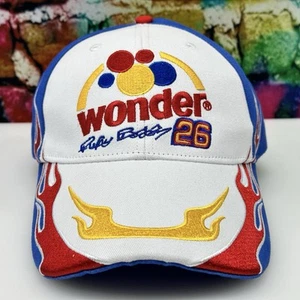 Cappello Berretto Ricky Bobby Talladega Nights Wonder Bread 26 Adulto Regolabile Corsa Pulita - Foto 1 di 24